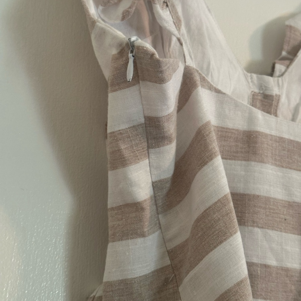 Sabo Striped Ruffle Button Dress - Picture 7 of 8